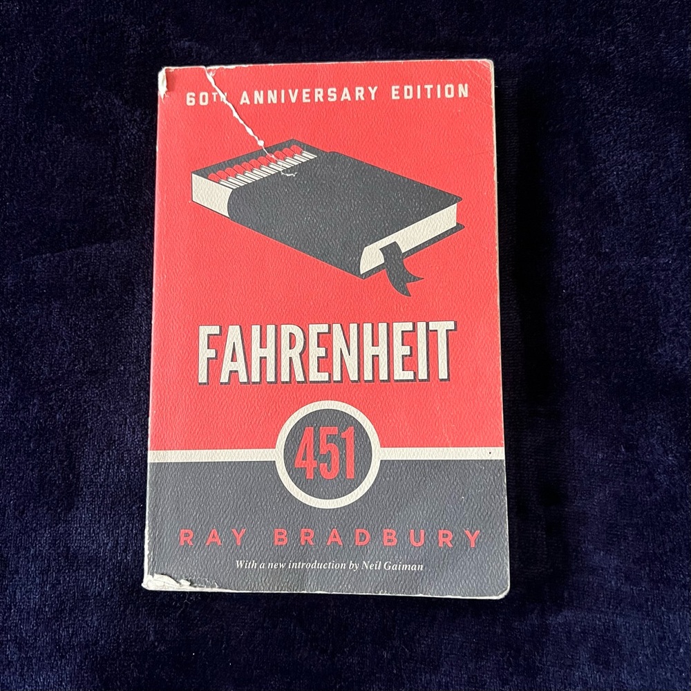 fahrenheit 451 by ray bradley book (has annotations in it!!!)